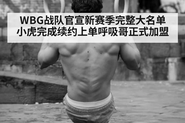 WBG战队官宣新赛季完整大名单 小虎完成续约上单呼吸哥正式加盟
