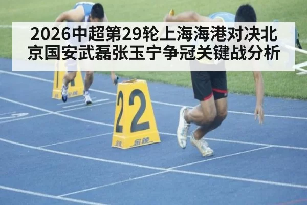 2026中超第29轮上海海港对决北京国安武磊张玉宁争冠关键战分析
